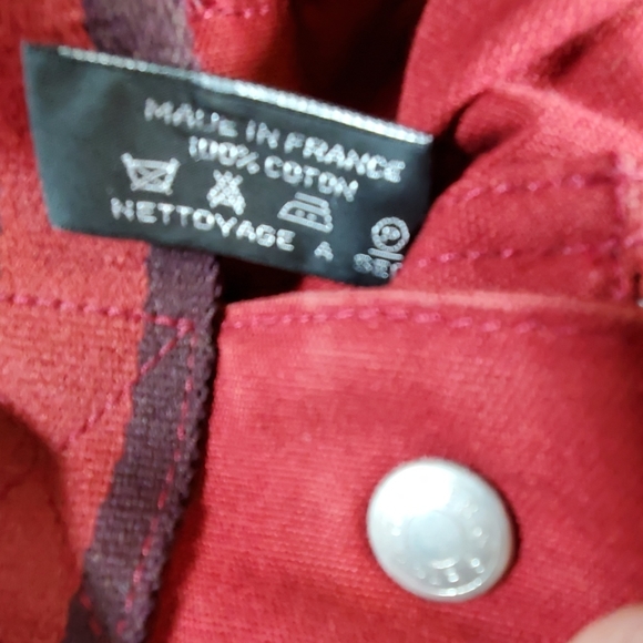 💥SOLD💥Hermes Fourre Tout PM Dark Red - Picture 6 of 8